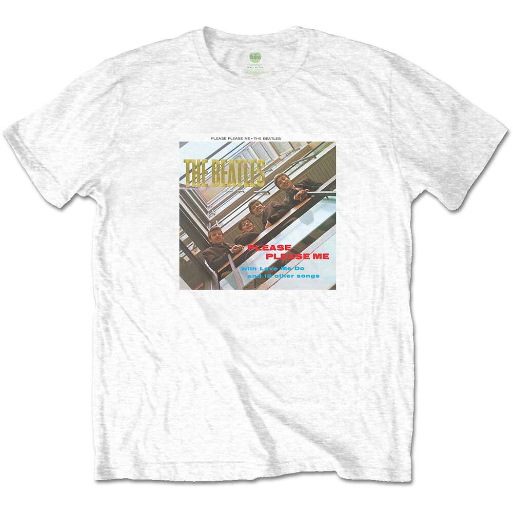 THE BEATLES ビートルズ (来日 60周年 ) - Please Please Me Gold Foiled / Embellished / Tシャツ / メンズ 【公式 / オフィシャル】