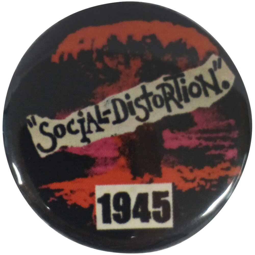 SOCIAL DISTORTION ソーシャルディストーション - 1945 / バッジ 【公式 / オフィシャル】