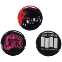 GALLOWS ギャロウズ - 3 Button Set / バッジ
