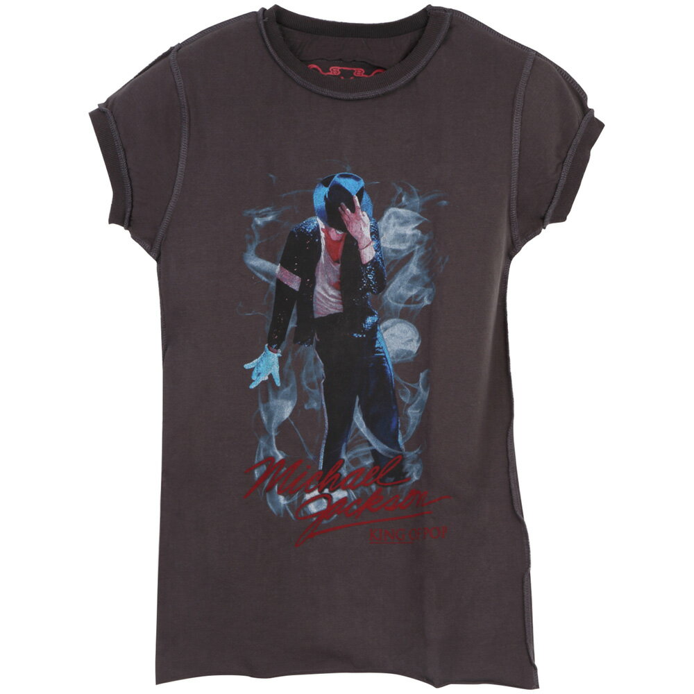 MICHAEL JACKSON マイケルジャクソン (追悼15周年 ) - KING OF POP SMOKE / Amplified（ ブランド ） / Tシャツ / レディース 【公式 / オフィシャル】