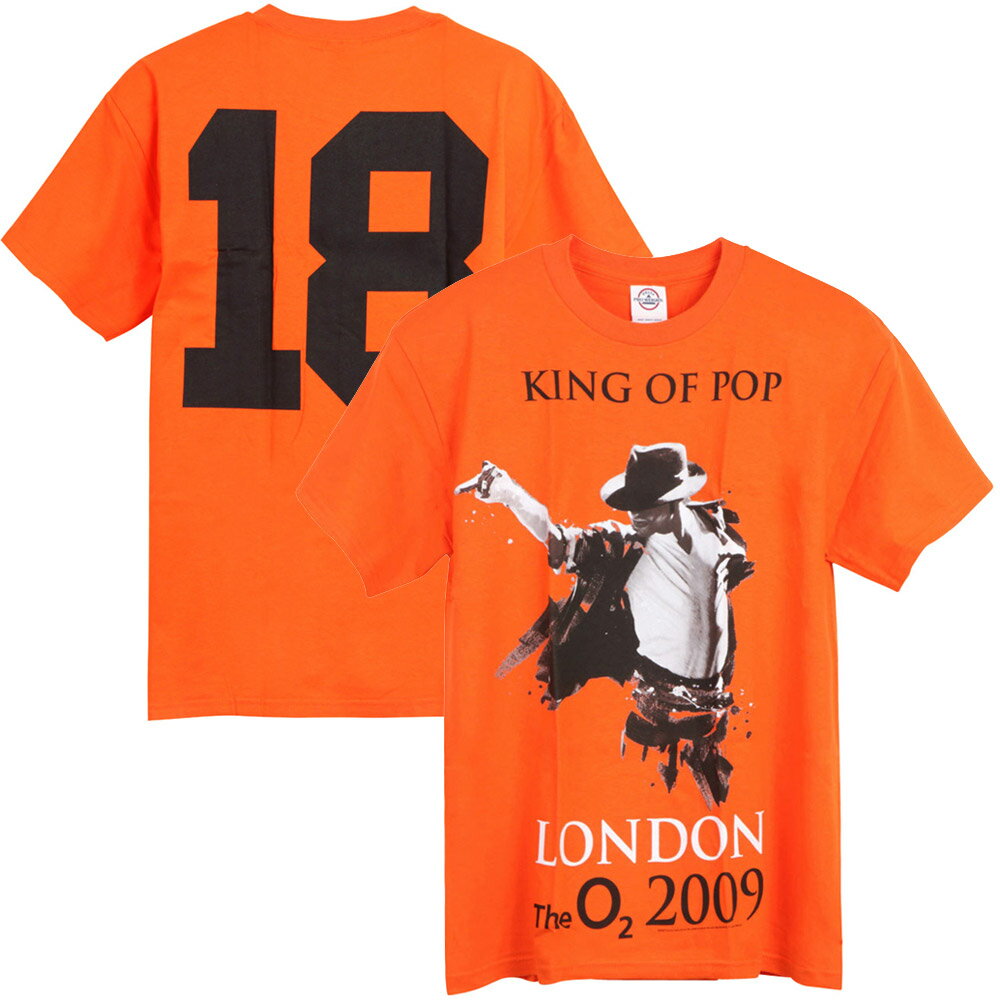 MICHAEL JACKSON マイケルジャクソン (追悼15周年 ) - 幻のロンドン公演18日目オリジナル限定Tシャツ / バックプリントあり / コレクタブル / メンズ 【公式 / オフィシャル】