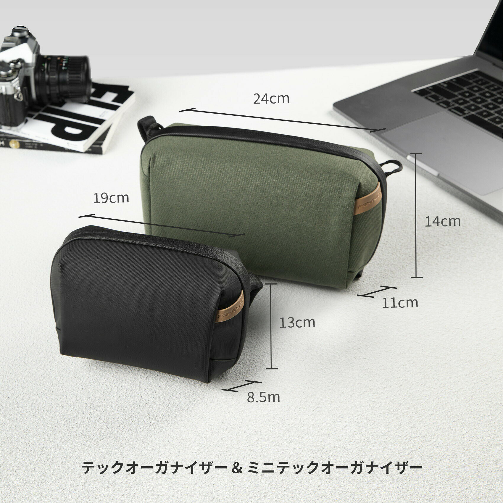 PGYTECH ミニテックオーガナイザー 小型カメラ アクションカメラケース インナーバッグ ガジェットポーチ ハード バッグ仕切り用 バッグインバッグ バッグインリュック インナーケース SDカード 充電器収納 カメラアクセサリー pgytech-10000069 PGYTECH 公式ストア サンプル画像3
