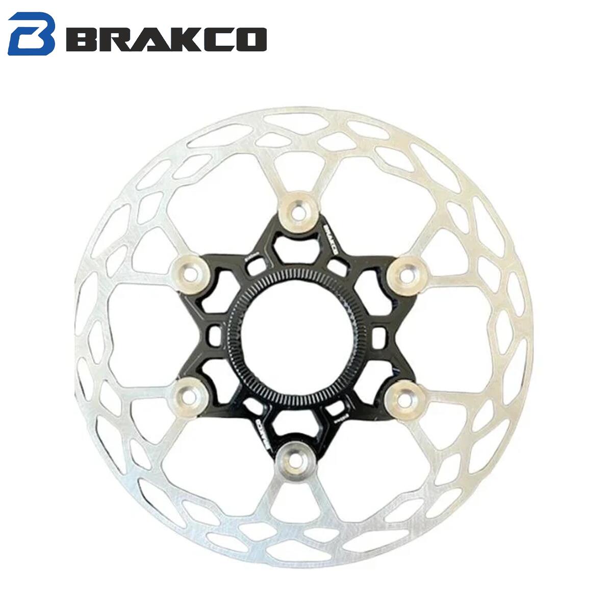  BRAKCO（ブラコ）FRC-20SA Black ステンレス製ライトウェイトロードレーシングディスクローター センターロック 軽量