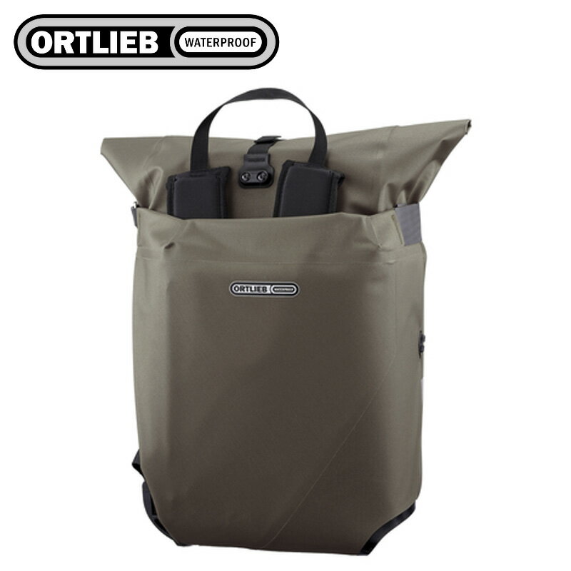 ORTLIEB（オルトリーブ） ヴァリオ QL2.1 26L ダークサンド サイドバッグ バックパ...