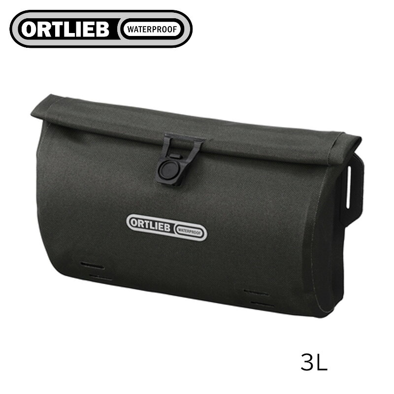 ORTLIEB（オルトリーブ）ヴェロスリング 3L ブラック ハンドルバーバッグ ボディバッグ フロントバッグ 自転車