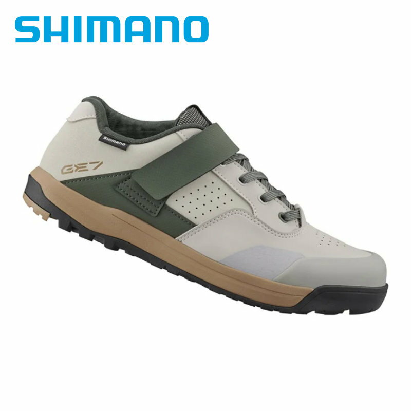 SHIMANO（シマノ）SH-GE700 ライトグレー ダウンヒル エンデューロ SPD 自転車 サイクリングシューズ