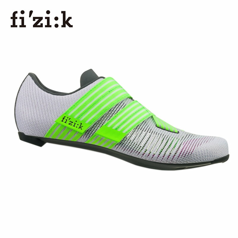 FIZIK（フィジーク） R2 VENTO POWERSTRAP AEROWEAVE 2 L VI/N G ヴェント パワーストラップ エアロウィーブ ライトバイオレットネオングリーン ロード 自転車 サイクリングシューズ