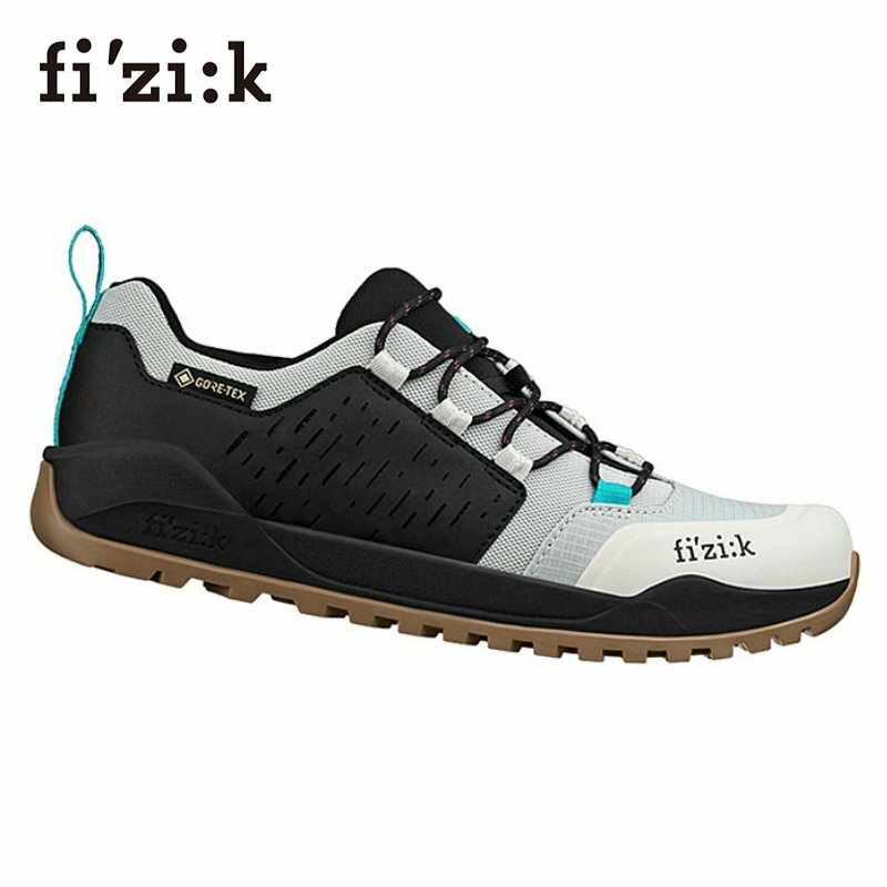 FIZIK（フィジーク） X2 TERRA ERGOLACE FLAT GTX I.GREY MTB テラ エルゴレース フラット アイスグレーブラック 自転車 サイクリングシューズ