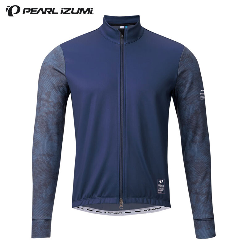 【ランキング受賞商品】 PEARL IZUMI（パールイズミ）3200-BL サーモ ジャージ 15 ダークネービー ベーシックフィット 長袖 サイクルジャージ
