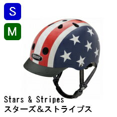 【スターズ＆ストライプス/Stars&Stripes/street】ナットケース/自転車ヘルメット/子供用ヘルメット/自転車/おしゃれ/人気/レインボープロダクツ≪S/Mサイズ≫【送料無料】