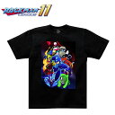 ロックマン11 ビジュアル Tシャツ【Rockman Eleven Visual T-Shirts】MEGAMAN 洛克人 メンズ レディース ミリタリー カジュアル CAPCOM カプコン ゲーム キャラクター Tシャツ コットン トップス プリント カットソー OUTLET SALE 70 OFF