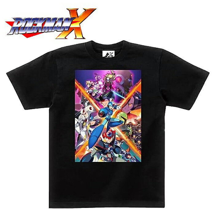 ロックマンX ビジュアル Tシャツ/25周年アニバーサリーコレクション 2【Rockman X Visual Tee/25th Anniversary Collection 2】洛克人 メンズ レディース CAPCOM カプコン ゲーム キャラクター…