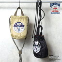 HOUSTON 6887 PEANUTS EFECT BAG / ASTRONATS【ヒューストン 6887 ピーナッツコラボ エフェクト バッグ / アストロノーツ】ミリタリー カジュアル アウトドア ピーナッツコラボ スヌーピー アストロノーツ 巾着 手提げ 斜め掛け バッグ