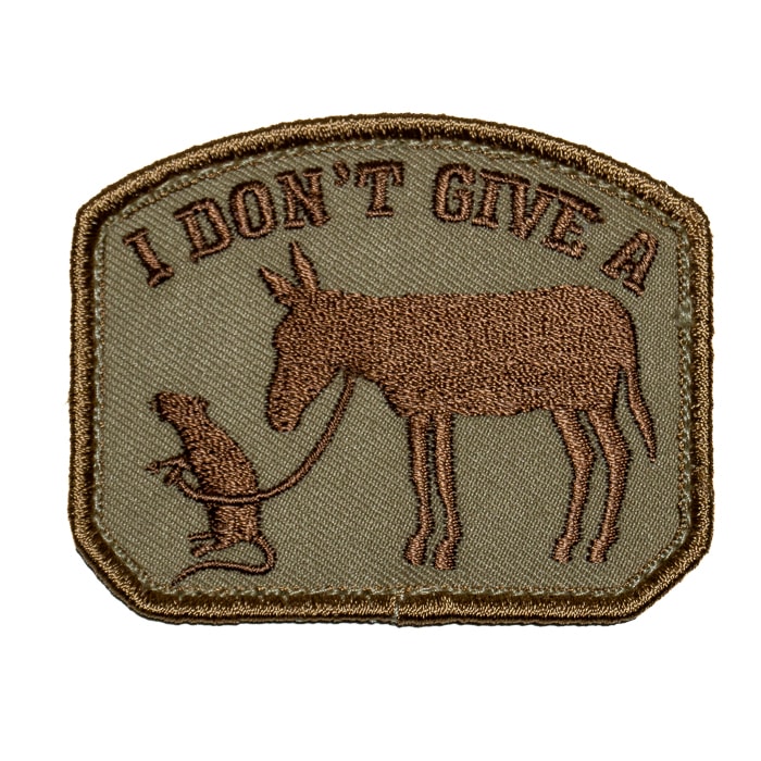 MSM Rat's Ass Patch【MIL-SPEC MONKEY ラッツ アス パッチ】ミリタリー サバイバルゲーム ワッペン ベルクロ付き