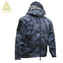 ARMA タクティカル ディメンション ジャケット/A-TACS LE-X【アルマ TACTICAL DIMENSION JACKET/エータックス エルイー エックス】メンズ ミリタリー サバゲ アウトドア バイク ツーリング サイクリング コットン アウター フード 迷彩 カモ