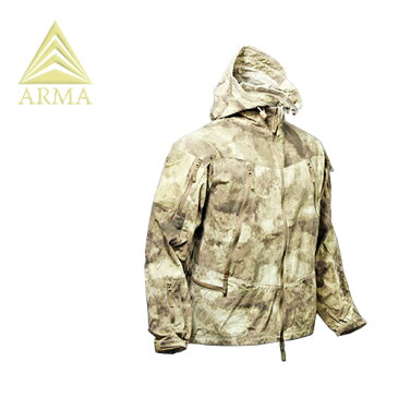 【送料無料】ARMA TACTICAL DIMENSION JACKET / A-TACS AU 【アルマ タクティカル ディメンション ジャケット エータックス エーユー】メンズ ミリタリー サバイバルゲーム サバゲ アウトドア マウンテン リーコン 実物生地