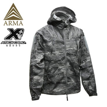 ARMA TACTICAL DIMENSION JACKET / A-TACS GHOST【アルマ タクティカル ディメンション ジャケット エータックス ゴースト】メンズ ミリタリー サバイバルゲーム サバゲ アウトドア マウンテン リーコン 実物生地