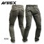 AVIREX 6146075 コットン A-11 トラウザー【アヴィレックス・アビレックス】メンズ ミリタリー カジュアル 硫化染め アシッド加工