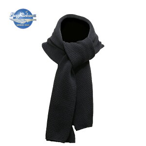 BUZZ BR02560 ウールスカーフ/NAVY【バズリクソンズ wool scarf】メンズ レディース ミリタリー カジュアル アウトドア キャンプ ストリート カジュアル アーバン バイク ツーリング サイクリング 車 防寒 防風 保温 OUTLET SALE 20%OFF