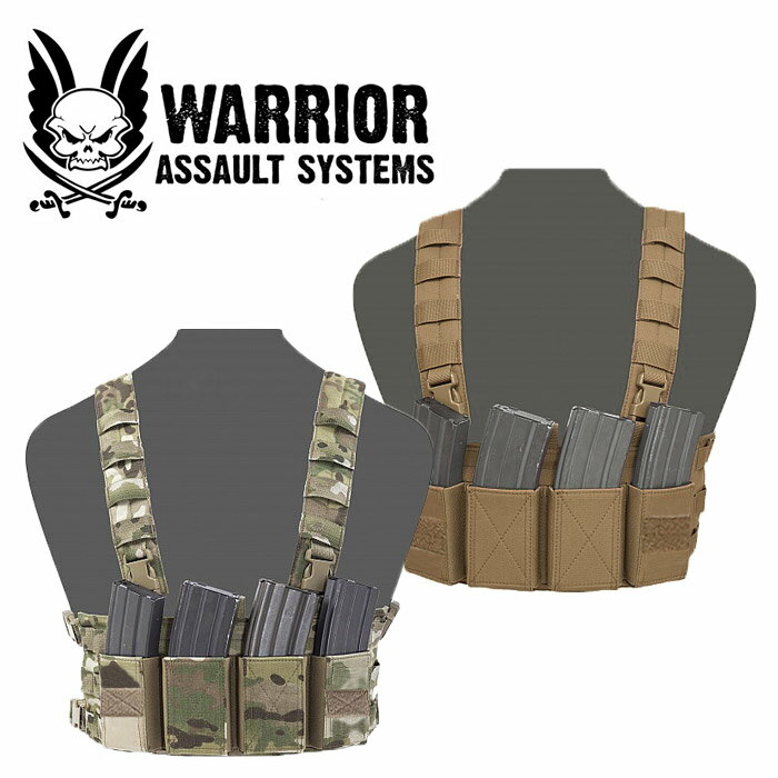 Warrior Assault Systems ロープロファイル チェストリグ【ウォーリアーアサルトシステム low profile chest rig】メンズ レディース ミリタリー アウトドア サバゲ スポーツ シューティング ハンティング マガジンポーチ 軍物 ナイロン 迷彩 カモ MOLLE OUTLET SALE