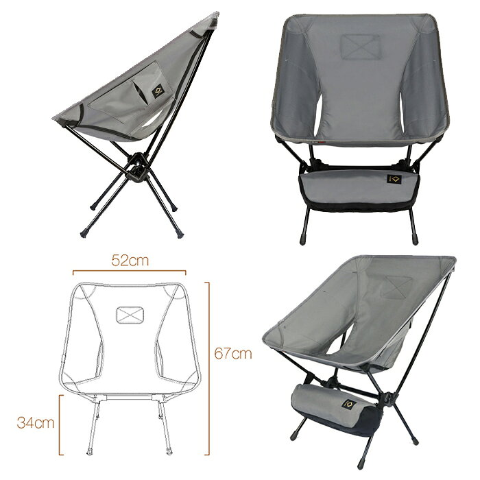 HELINOX 19755001 タクティカルチェア【ヘリノックス 19755001 Tactical Chair】メンズ アウトドア ミリタリー　アルミニウム合金 コンフォートチェア 折りたたみ phantom-10005280 PHANTOM サンプル画像3