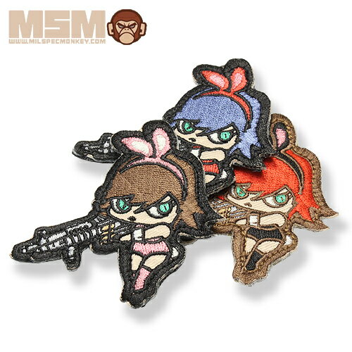 MSM バニーガール パッチ【MIL SPEC MONKEY ミルスペックモンキー Bunny Girl Patch】メンズ レディース ミリタリー アウトドア カジュアル サバゲ パッチパネル バイク ツーリング スポーツ …