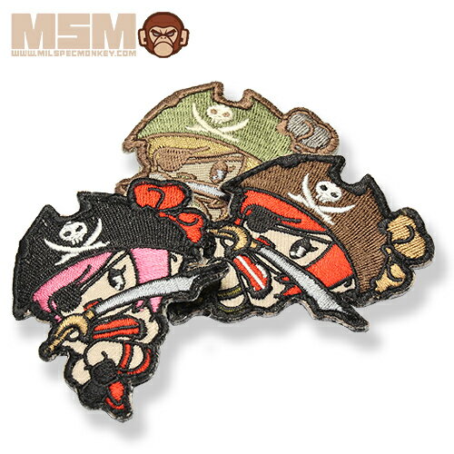 MSM パイレーツ ガール パッチ【ミルスペックモンキー Pirate Girl Patch】メンズ レディース ミリタリー アウトドア カジュアル サバゲ パッチパネル バイク ツーリング スポーツ シューティ…