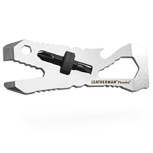 LEATHERMAN ピラニア【レザーマン Piranha】マルチツール アウトドア 日曜大工 オープン・レンチ SAE ビットドライバー 栓抜き クローズド・レンチ Metric スクレーパー ステンレス通販格安セール情報 楽天 通販