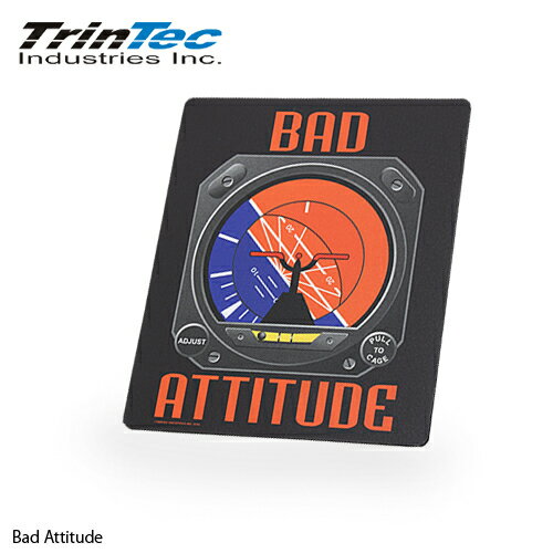 TrinTec Attitude マウスパッド 【トリンテック mouse pad】ミリタリー アウトドア インテリア 航空機 操縦室 計器 パソコンまわり