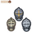 MSM ナイトヘッド PVC パッチ【ミルスペックモンキー Knight Head Patch】メンズ レディース ミリタリー アウトドア カジュアル サバゲ パッチパネル バイク ツーリング 自転車 雑貨 軍装 コスプレ ラバー ワッペン ベルクロ カスタム アクセサリー