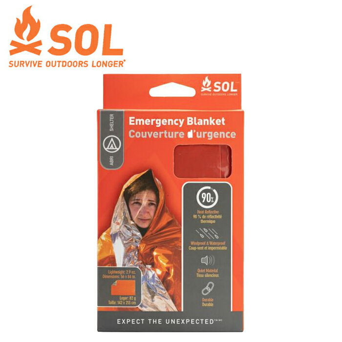 SOL 1ѥޡ󥷡֥󥱥åȡSurvive Outdoors Longer Emergency Blanketۥ ...