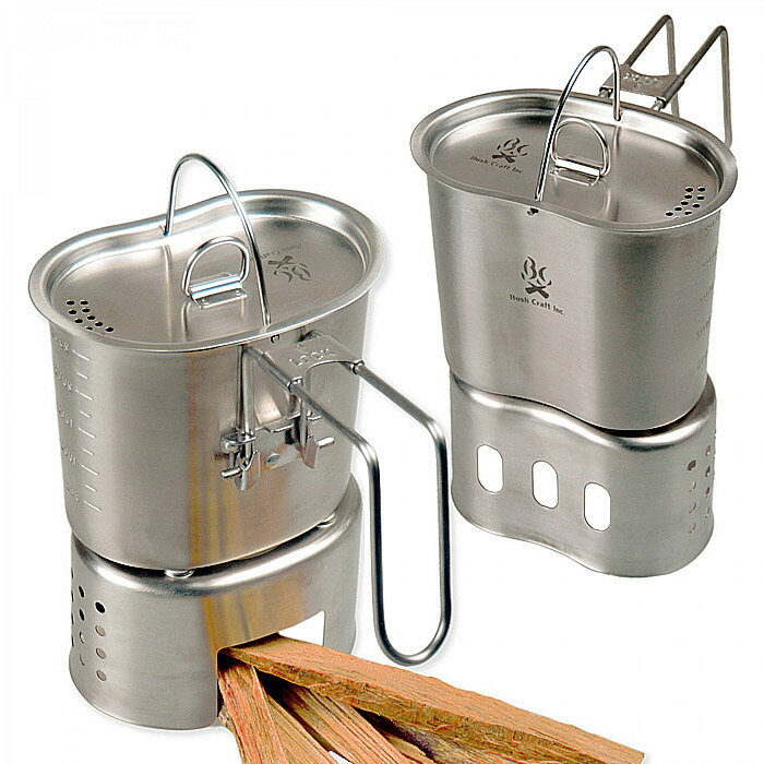 Bush Craft Inc. �����ƥ����󥯥å������åȡڥ֥å��奯��ե� Canteen Cooker Kit�ۥߥ꥿�꡼ �����ȥɥ� ������ ���å� ��å� ���ȥ� ���ȡ��� Ĵ����� ���ƥ�쥹 �ե��ǥ����ƥ��� �Х��� �ġ���� ��������� ��ž�� �л� ι�� �ɺ� ���Х��Х� �ҳ�