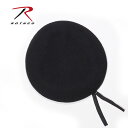 ロスコ BLACKベレー XL(7 3/4)【rothco Beret XLサイズ】メンズ ミリタリー カジュアル アウトドア ハンティング バイク ツーリング...