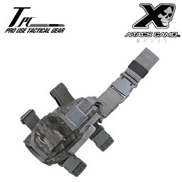 TP ユニバーサル レッグ ホルスター/A-TACS GHOST【Tactical Performance Universal Leg Holster/エータックス ゴースト】タクティカルパフォーマンス ミリタリー アウトドア サバゲ スポーツ シューティング ナイロン ベルクロ 迷彩 カモ