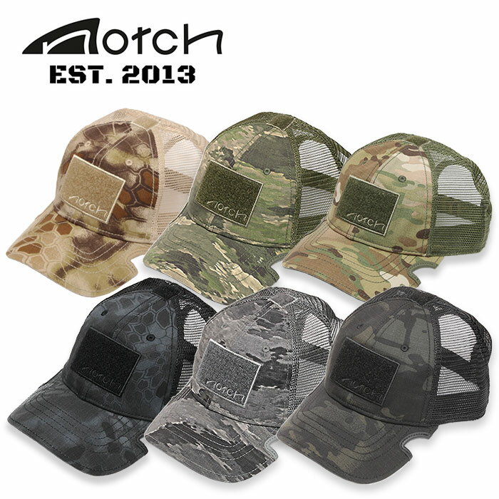 Notch Gear アジャスタブル オペレーターキャップ/Camo【ノッチギア adjustable operator cap/カモ】メンズ ミリタリー アウ...