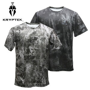 KRYPTEK ハイペリオン ショートスリーブ Tシャツ【クリプテック Hyperion Tee】メンズ ミリタリー タクティカル サバゲ アウトドア ハンティング バイク ツーリング シューティング ポリエステル 抗菌防臭 吸汗速乾 伸縮性 通気性 迷彩 カモ OUTLET SALE 40%OFF