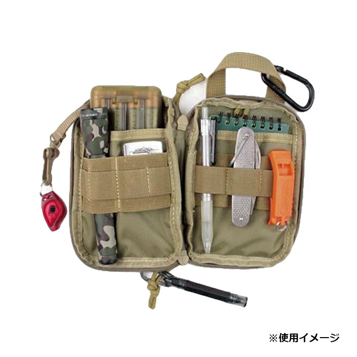 MAGFORCE MF-0259 ポケット オーガナイザー 【マグフォース pocket organizer】ミリタリー サバゲ アウトドア カジュアル 普段使い デイリーユース EDC Every Day Carry エブリデイキャリー 1050デニール ナイロン ツール 収納ポーチ MOLLE サバイバル 防災 phantom-10003840 PHANTOM サンプル画像3