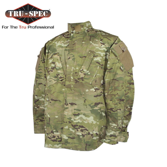 TRU-SPEC TRU タクティカル レスポンス ジャケット/MULTICAM【トゥルー スペック Tactical Response Jacket/マルチカム】メンズ ミリタリー サバゲ アウトドア カジュアル 登山 バイク ツーリング トップス アウター 長袖 コットン ナイロン 迷彩 OUTLET