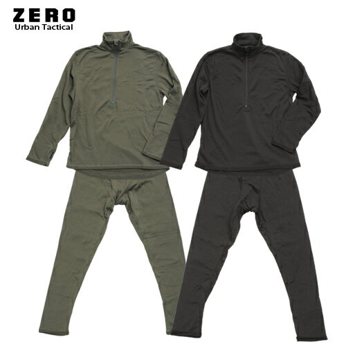 ZERO GEN-III LV2 アンダーウェア 上下セット 【ゼロ GEN-III LV2 Under Wear Set】 メンズ ミリタリー アウトドアキャンプ 山 冬 秋 ECWCS レベル2 グリッドフリース ベースレイヤー アンダーウェア 防寒 保温 インナー パンツ シャツ 長袖 OUTLET OD ブラック オリーブ