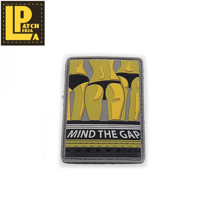LA PATCHERIA Mind Gap PATCH【ラパッチェリア PVCワッペン 】メンズ サバゲ サバゲー エアソフト ミリタリー ワッペン airsoft 電動ガン マルイ ガスガン UK 国旗 ユニオンジャック クルセイダー 英軍 ベルクロ ワッペン TEAM6 イギリス軍 インフィデル 特殊部隊
