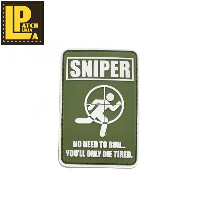 LA PATCHERIA Sniper PATCH【ラパッチェリア PVCワッペン】メンズ サバゲ サバゲー スナイパー エアソフト ミリタリー ワッペン ai...