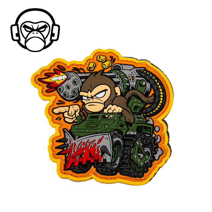樂天商城 - MSM Mil-spec Monkey War Machine Monkey1 PVC Morale Patch【ミルスペック モンキー ウォーマシーン モンキー1 PVC パッチ】ミリタリー サバゲ ワッペン 識別用 スポーツ シューティング ベルクロ パッチパネル ラバー 警察 法執行機関 軍装 コスプレ