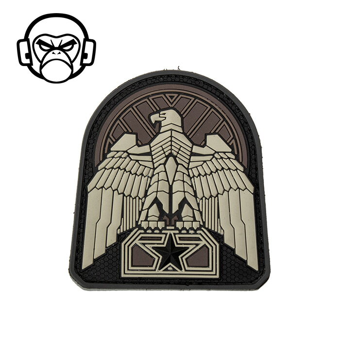 樂天商城 - MSM MIL-SPEC MONKEY Industrial Eagle PVC Patch【ミルスペック・モンキー インダストリアル イーグル PVC パッチ】メンズ ミリタリー ワッペン ベルクロ付き バイオハザード BDU