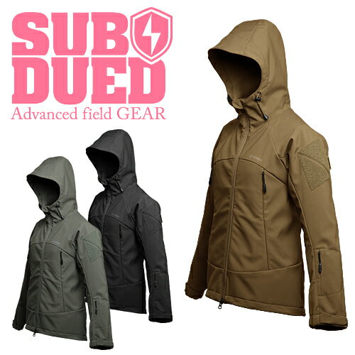 SUBDUED ベラトリクス ジャケット【サブデュード BELLATRIX JACKET】レディース ミリタリー カジュアル 立体裁断 ソフトシェル 透湿防水 ベンチレーション ピンクリボン アウトドア ハンティング ツーリング 登山 アウター サバゲ パーカー 防寒 防風 保温 抗菌 消臭