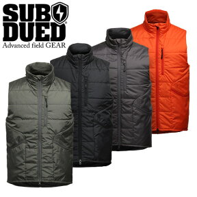 SUBDUED スカウト ベスト【サブデュード SCOUT VEST】メンズ ミリタリー アウトドア カジュアル サバゲ 登山 バイク ツーリング サイクリング プリマロフト パッカブル DWR 耐久撥水 ポリエステル トップス インナー レイヤー 登山 防寒 保温 刺繍 ロゴ