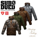 SUBDUED ディア ハンター ジャケット【サブデュード DEER HUNTER JACKET】メンズ ミリタリー アウトドア ハンティング マウンテンリーコン キャンプ 登山 バイク ツーリング サイクリング 透湿防水 防寒 プリマロフト シルバー フリース ポリエステル フード ファー 狩猟