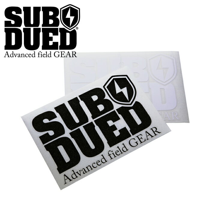 SUBDUED デカール/ラージ【サブデュード DECAL / LARGE】ミリタリー アウトドア カジュアル ストリート 登山 キャンプ ツーリング サイクリング ウインタースポーツ 自転車 バイク 車 スケボー スノーボード カッティングシート ステッカー シール DIY カスタム ロゴ 1