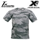 TP タクティカル ポケット Tシャツ / A-TACS GHOST【タクティカル パフォーマンス tactical Pocket Tee/A-TACS GHOST】メンズ ミリタリー サバゲ アウトドア カジュアル ポケット SEALS 特殊部隊 ベルクロ パッチパネル コットン 迷彩 カモ