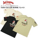 TEDMAN TDSS-520 エアボーン Tシャツ【テッドマン AIR BORNE Tee】メンズ ミリタリー カジュアル アウトドア ストリート アーバン 半袖 トップス インナー コットン バイク ツーリング タトゥー 悪魔 幸運 ラッキー デビル プリント(4)