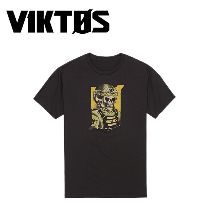 Rakuten - VIKTOS ソルジャージェリー Tee 【ヴィクトス SOLDIER JERRY Tシャツ】メンズ ミリタリー アウトドア サバゲ カジュアル トップス インナー バイク ツーリング サイクリング スポーツ シューティング コットン クルーネック プリント スカルソルジャー